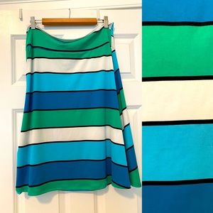 Summer Stripes Azure Skirt